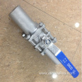 Wenzhou Butt Weld End type 3PC Ball Valve